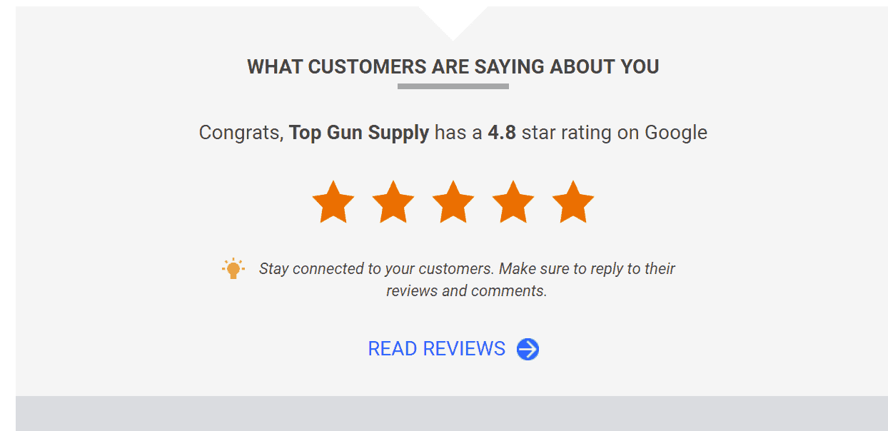 Top GMB Reviews